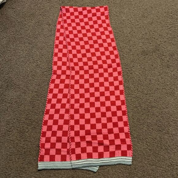 Vintage Oleana Wool Checkered Scarf - Picture 2 of 5